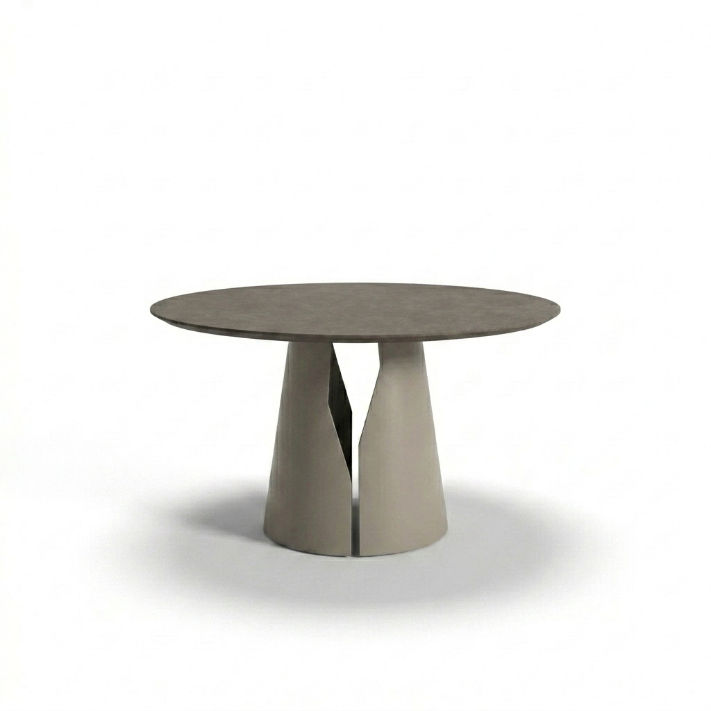 Стол Марс 2 Plain Cement Coffee Grey Matt