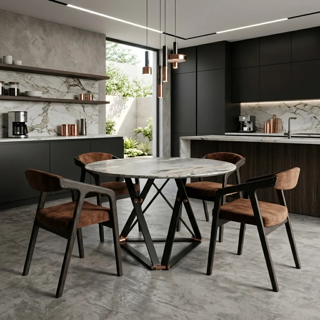 Стол Спутник 2  Mineral Stone Natural