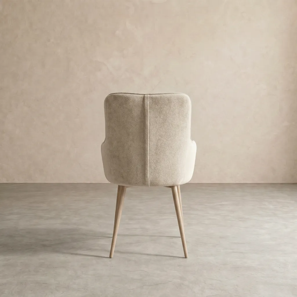 Стул Модерн Simple 44 Silk Paper бежевые опоры