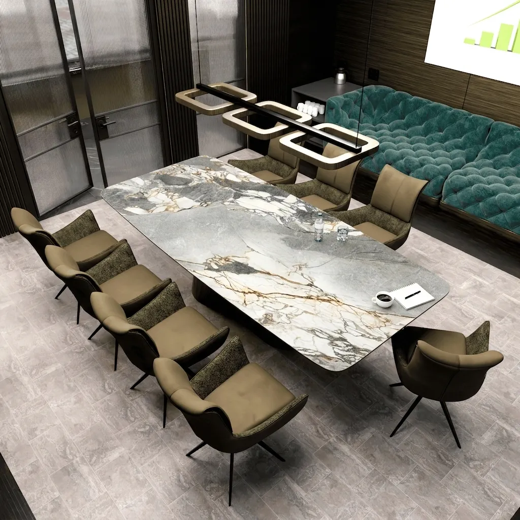 Стол Юпитер Mineral Stone Natural