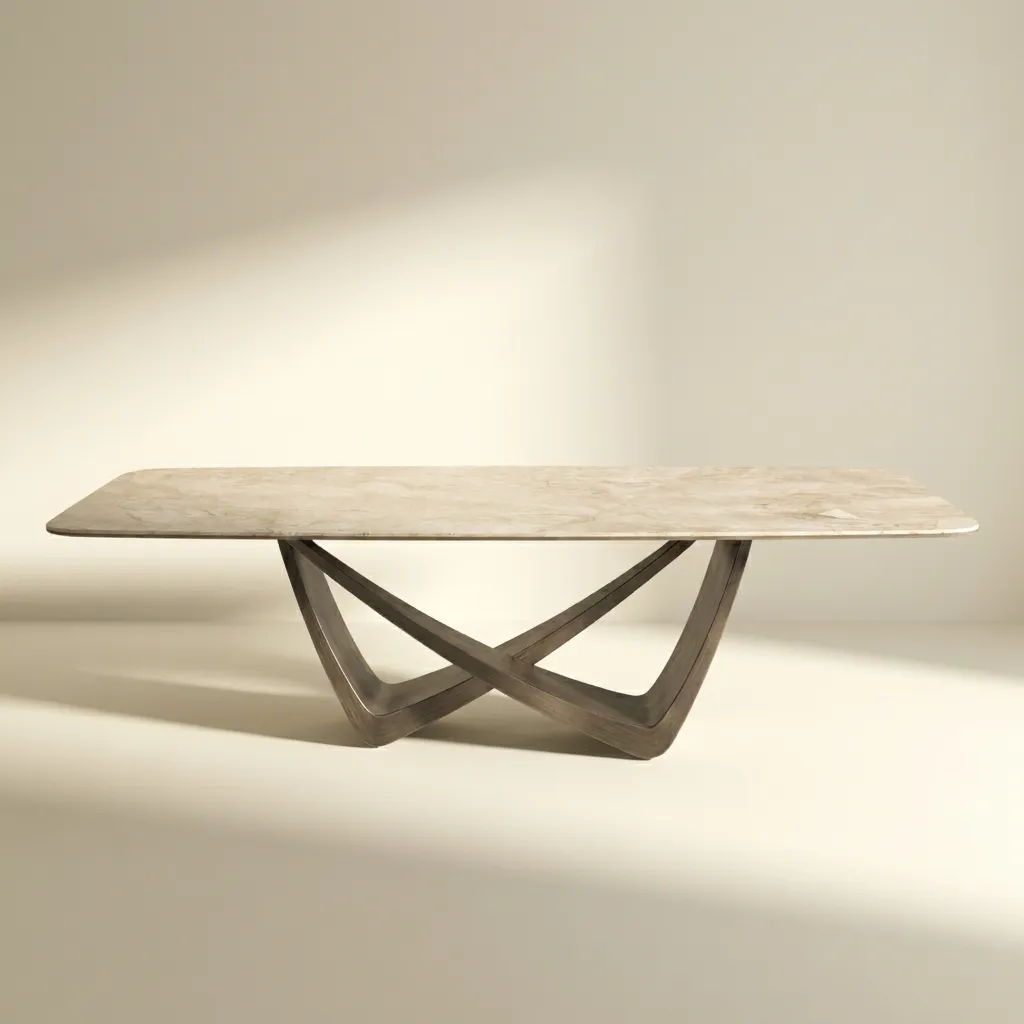 Стол Венера Limestone Beige Carving