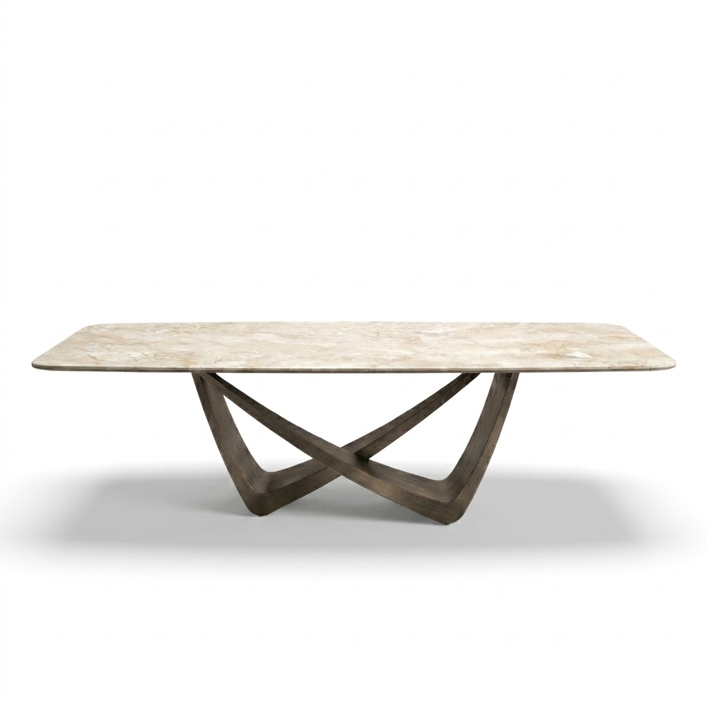 Стол Венера Limestone Beige Carving