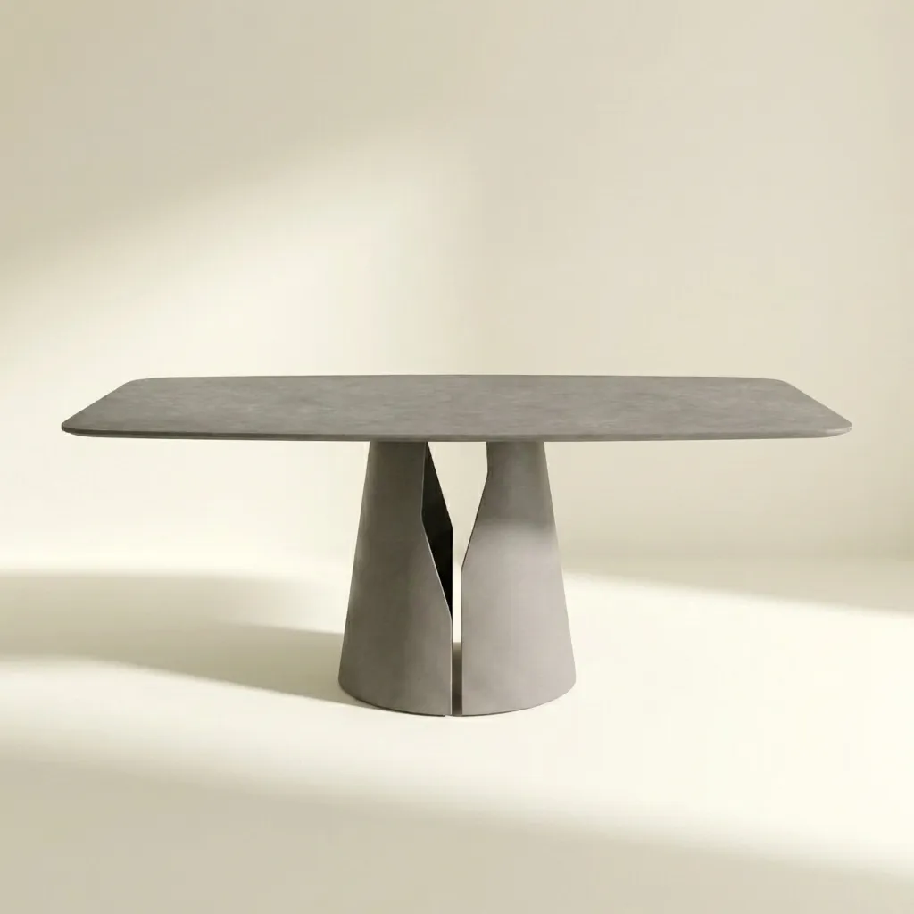 Стол Марс Plain Cement Coffee Grey Matt