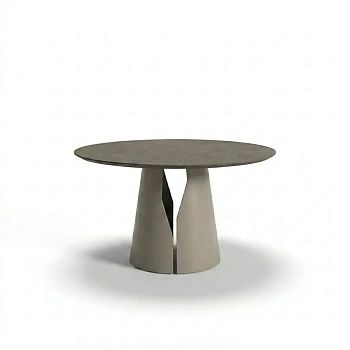 Стол Марс 2 Plain Cement Coffee Grey Matt