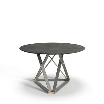 Стол Спутник 2  Plain Cement Coffee Grey Matt